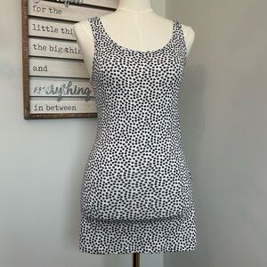 New Maternity Tank Top Isabel by Ingrid & Isabel Polka Dot Print Soft Size M